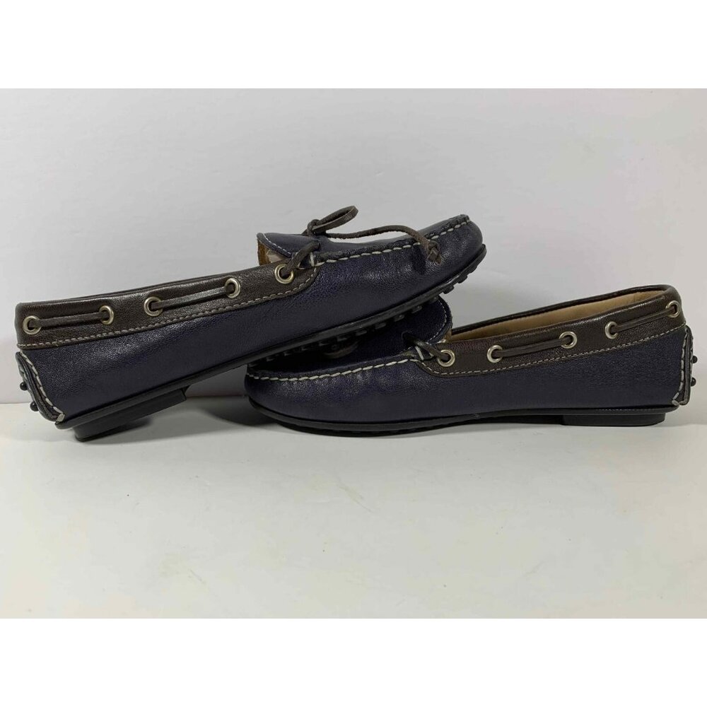 ECCO Women's Kaylor Moccasin - Blue Black/Brown - 36 - US 6/6.5